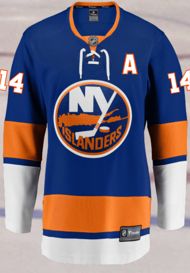 New York Islanders #14 Horvat Women's Home Breakaway Jersey