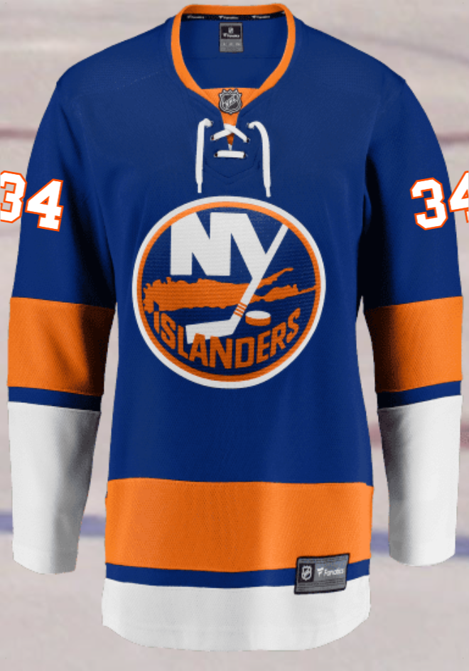 New York Islanders #34 Boqvist Women's Home Breakaway Jersey