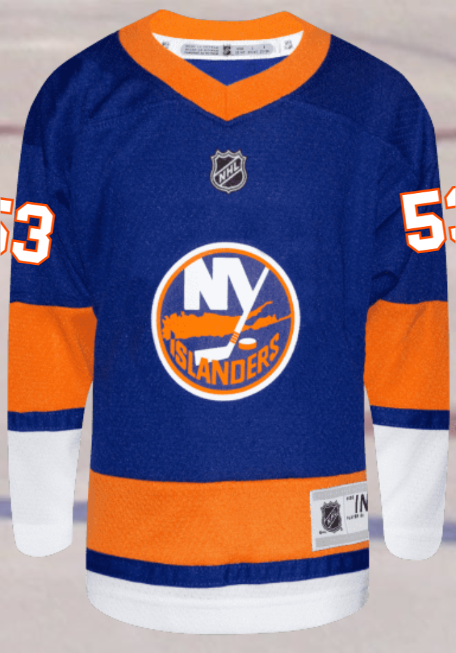 New York Islanders #53 Cizikas Infant Home Replica Jersey