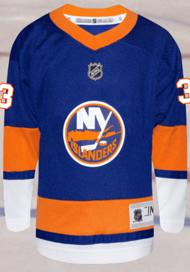 New York Islanders #3 Pelech Infant Home Replica Jersey