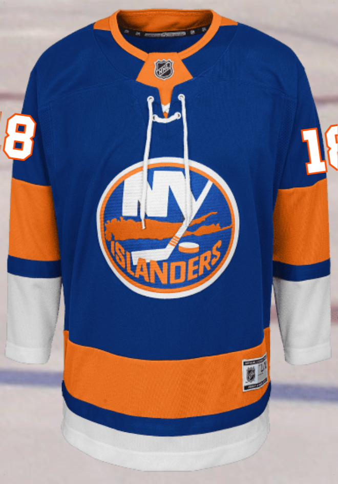 New York Islanders #18 Engvall Youth Home Replica Jersey