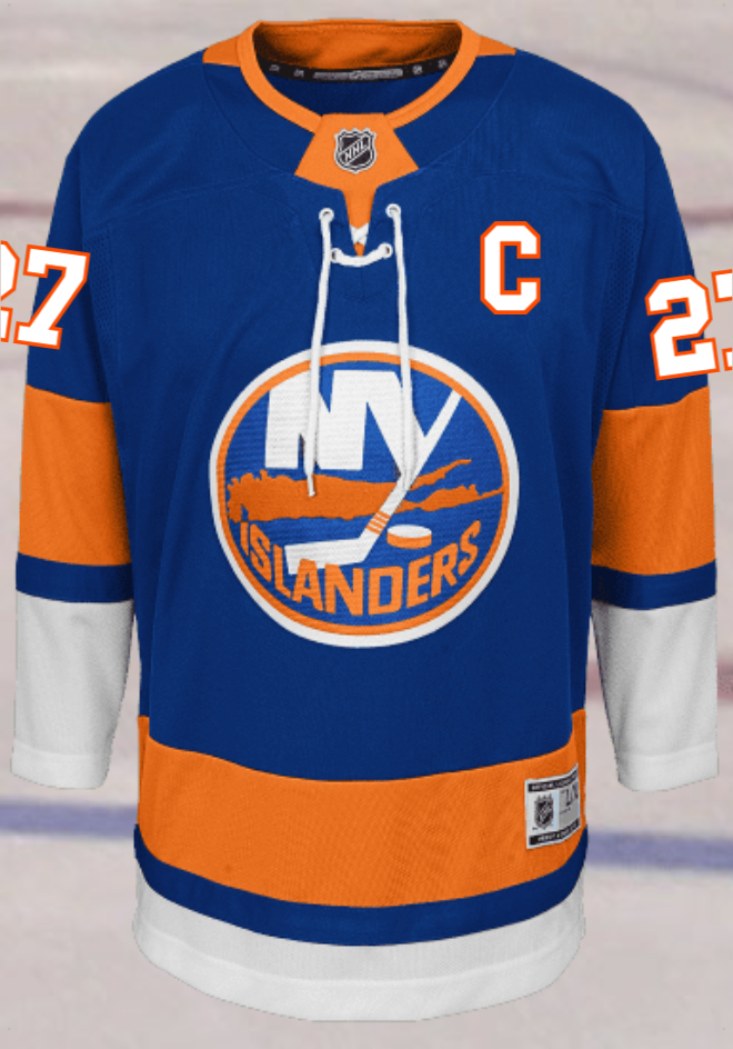 New York Islanders #27 Lee Youth Home Replica Jersey