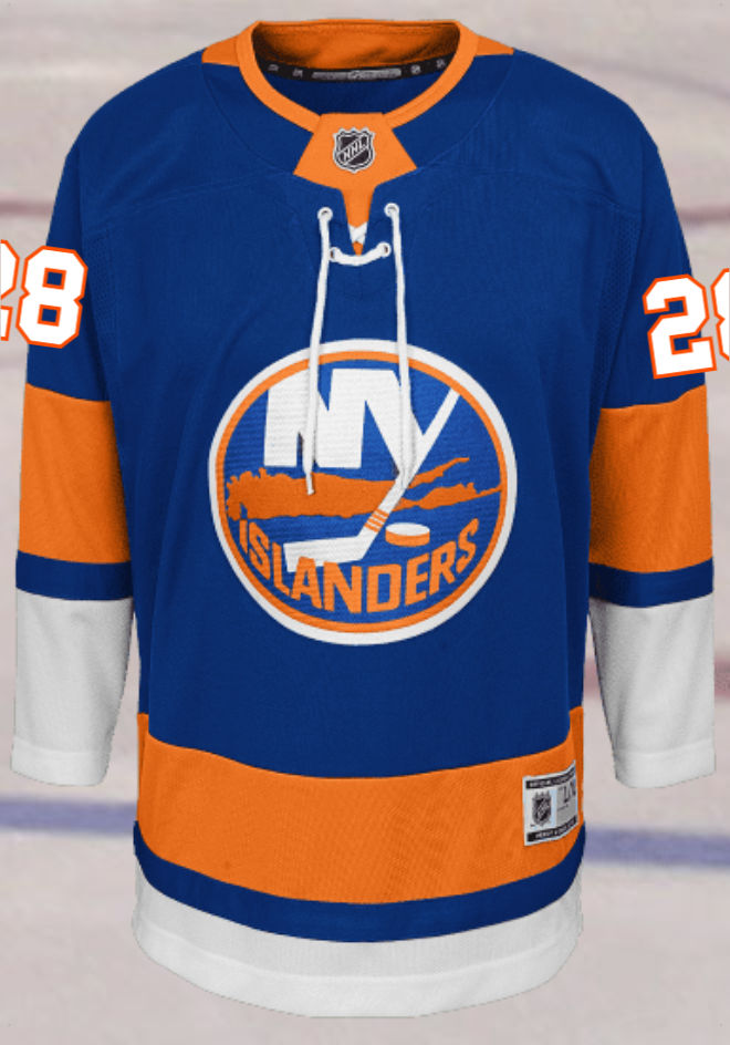New York Islanders #28 Romanov Youth Home Replica Jersey