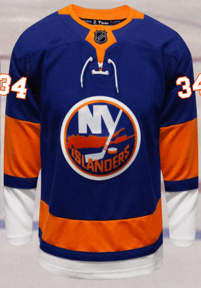 New York Islanders #34 Boqvist Men's Premium Home Jersey