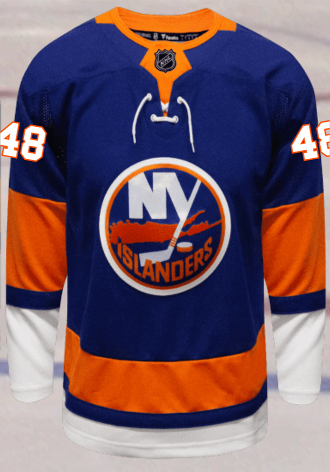 New York Islanders #48 Schaefer Men's Premium Home Jersey