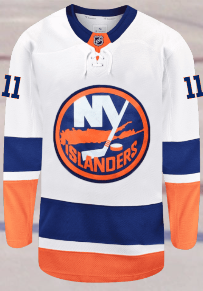 New York Islanders #11 Duclair Men's Premium Away Jersey