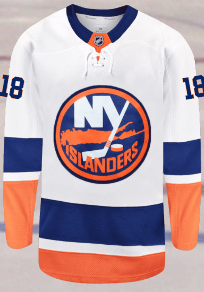 New York Islanders #18 Engvall Men's Premium Away Jersey