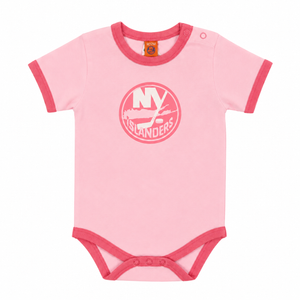 Primary Pink Short Sleeve Onesie