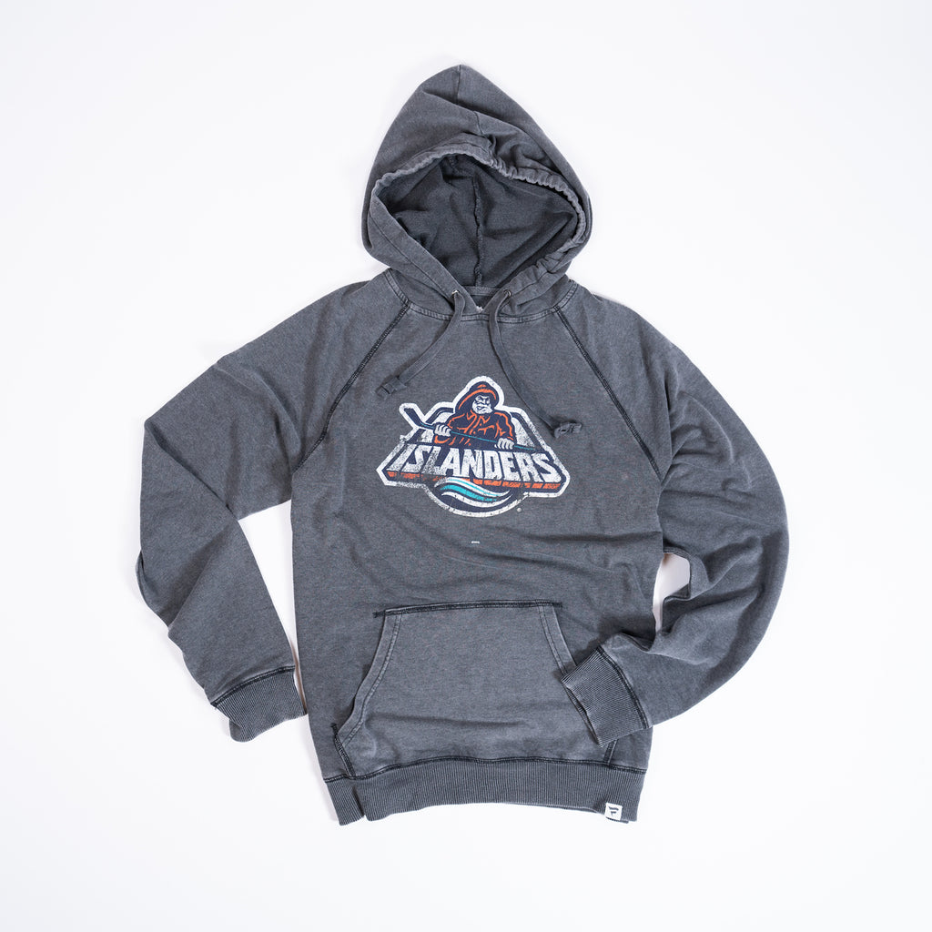 New York Islanders Reverse Retro grey washed hoodie made by Fanatics