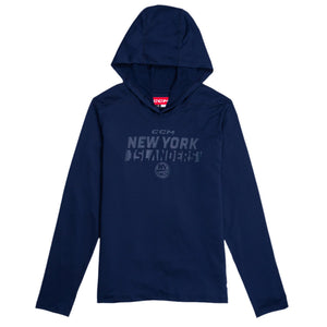 New York Islanders navy hoodie tee made by CCM