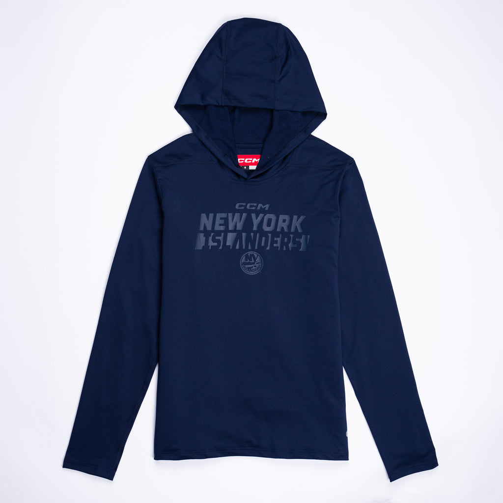 New York Islanders navy hoodie tee made by CCM