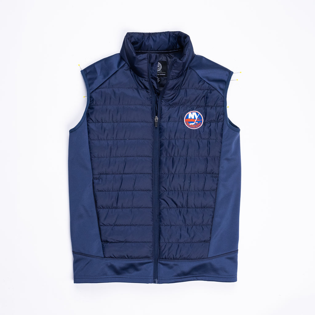 New York Islanders Navy vest with primary logo made by GIII