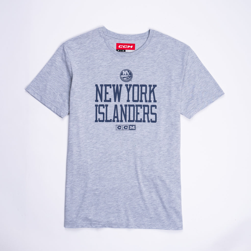 New York Islanders gray short sleeve tee made by CCM