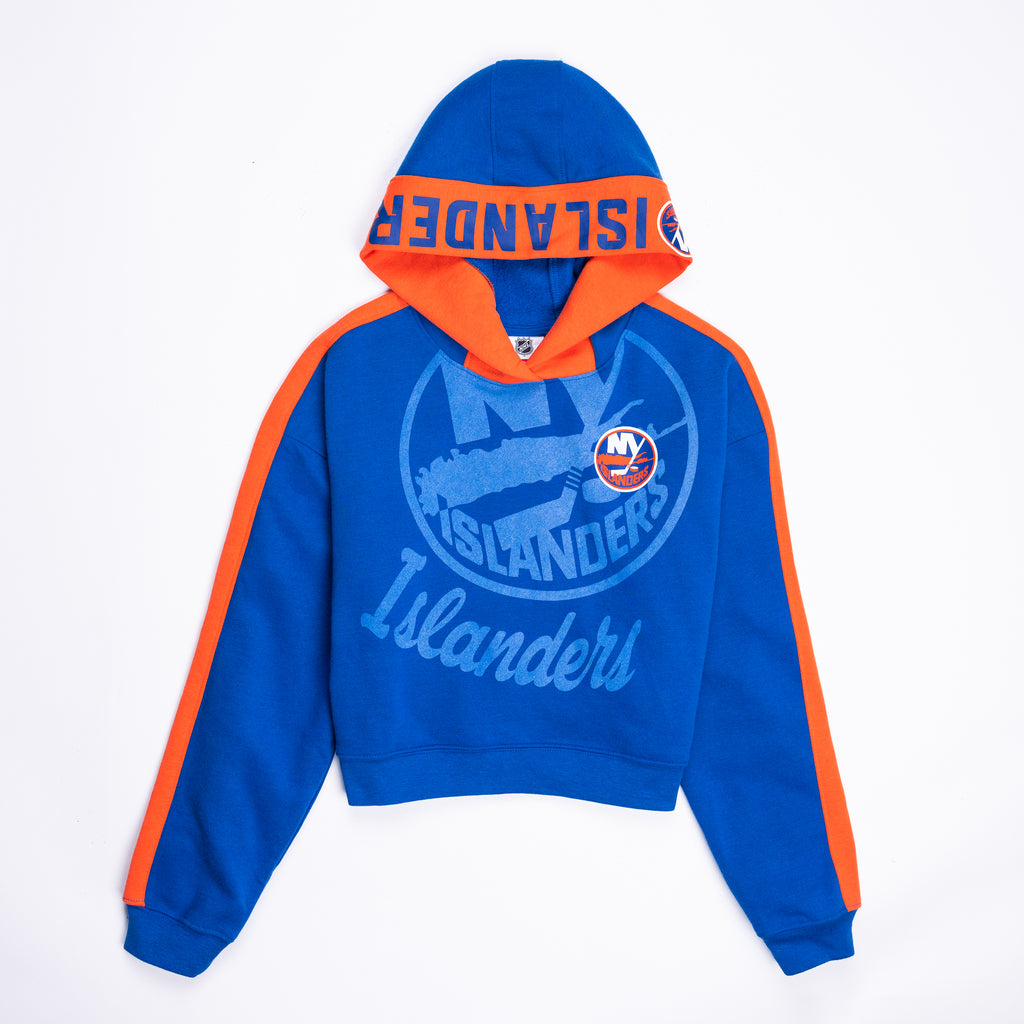 New York Islanders Youth girls blue and orange primary sweatshirt