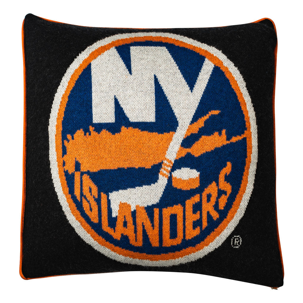 Islanders x Saved Cashmere Pillow - Black