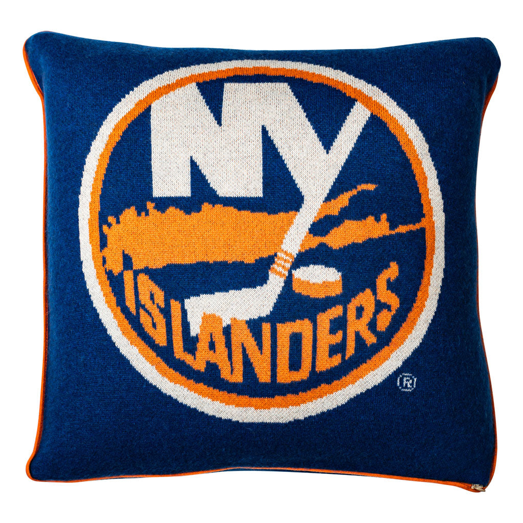 Islanders x Saved Cashmere Pillow - Navy