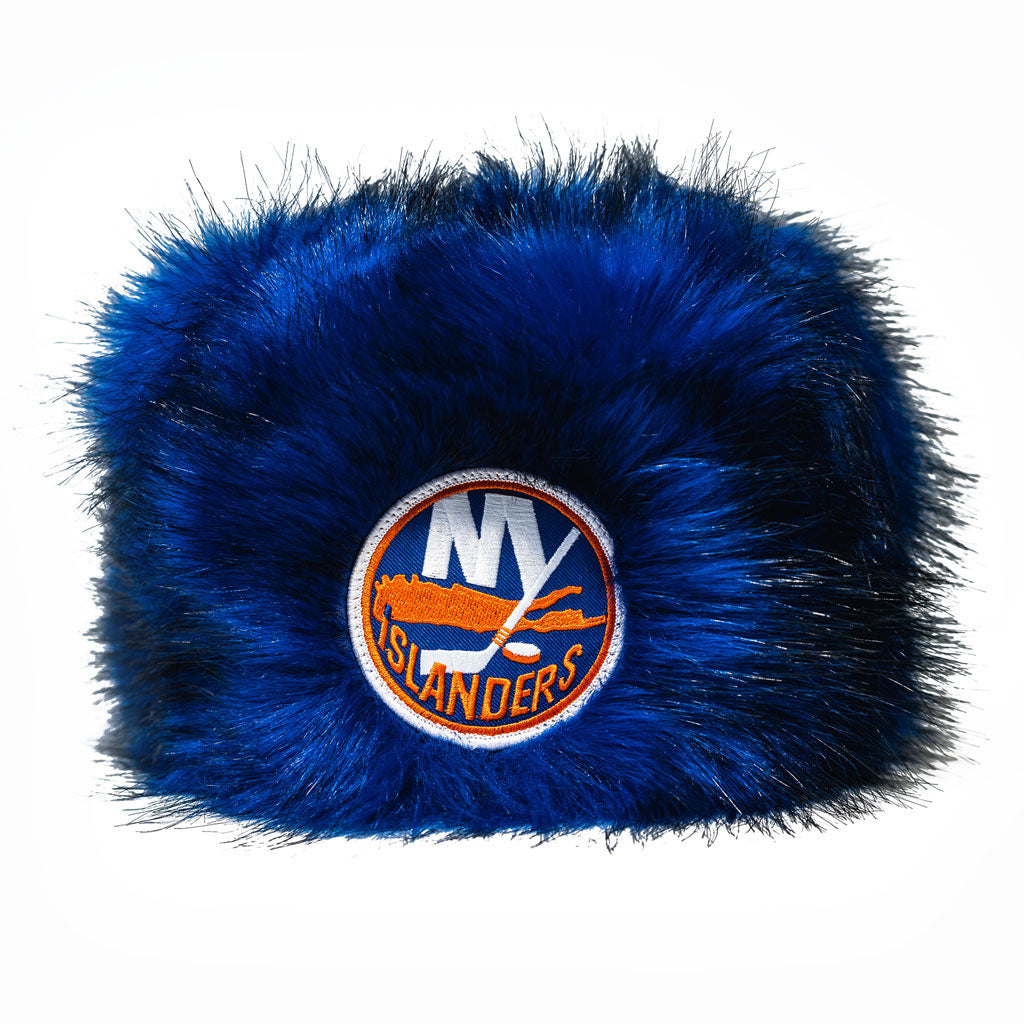 Islanders Faux Fur Hat - Blue