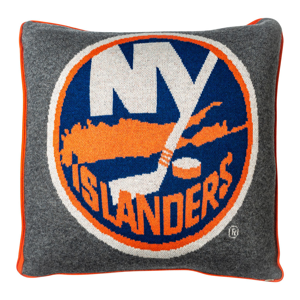 Islanders x Saved Cashmere Pillow - Gray