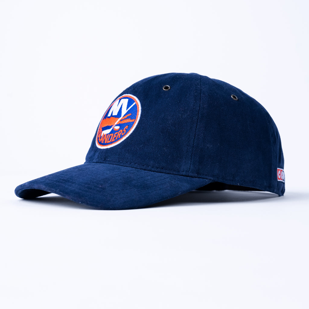 New York Islanders navy hat with primary logo made by CCM