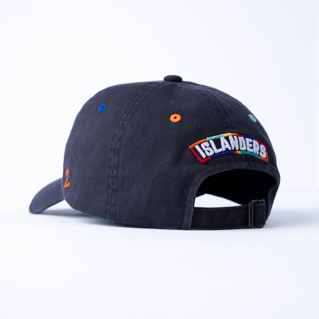 New York Islanders Pride hat with primary logo made by Zephyr