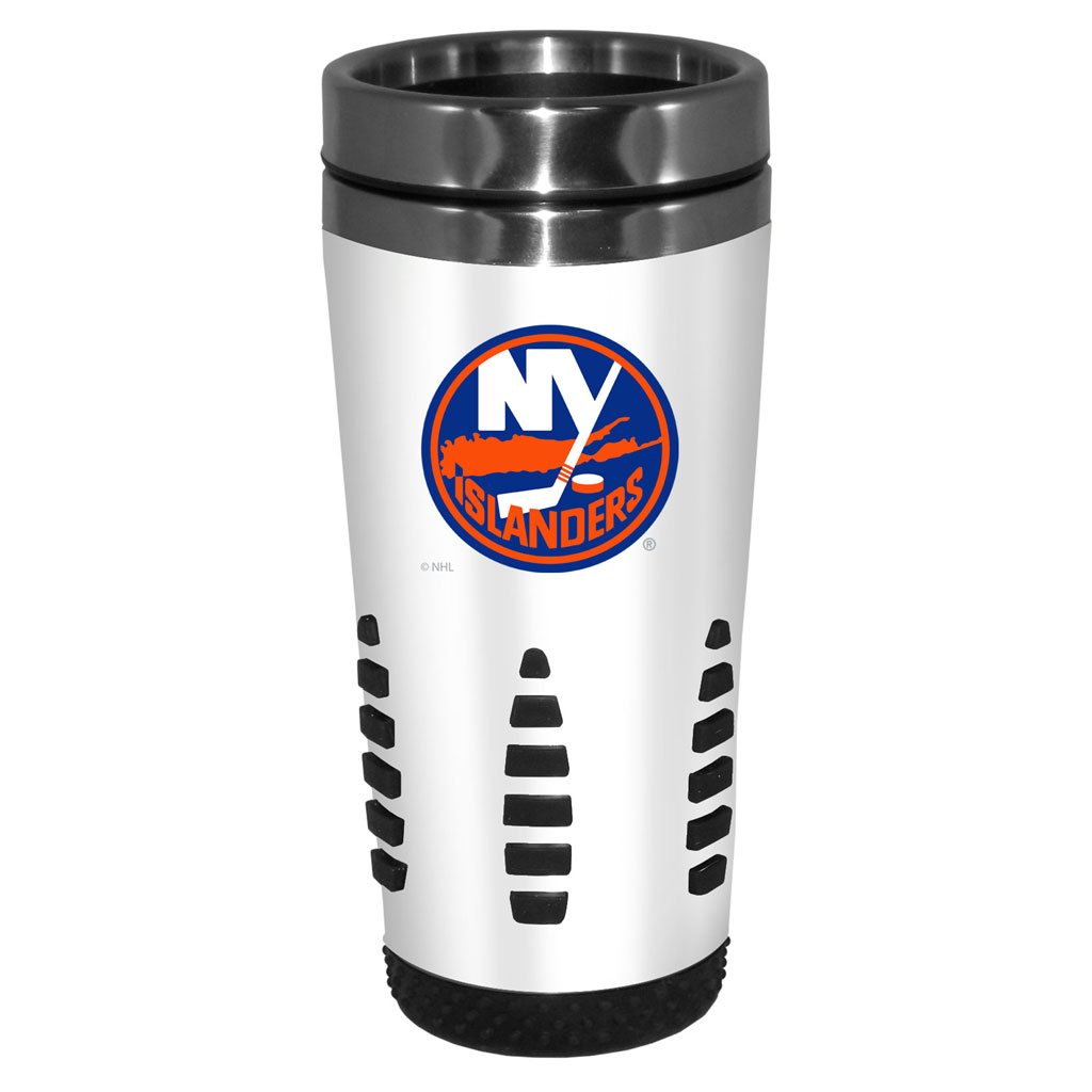 New York Islanders White Huntsville Travel Mug
