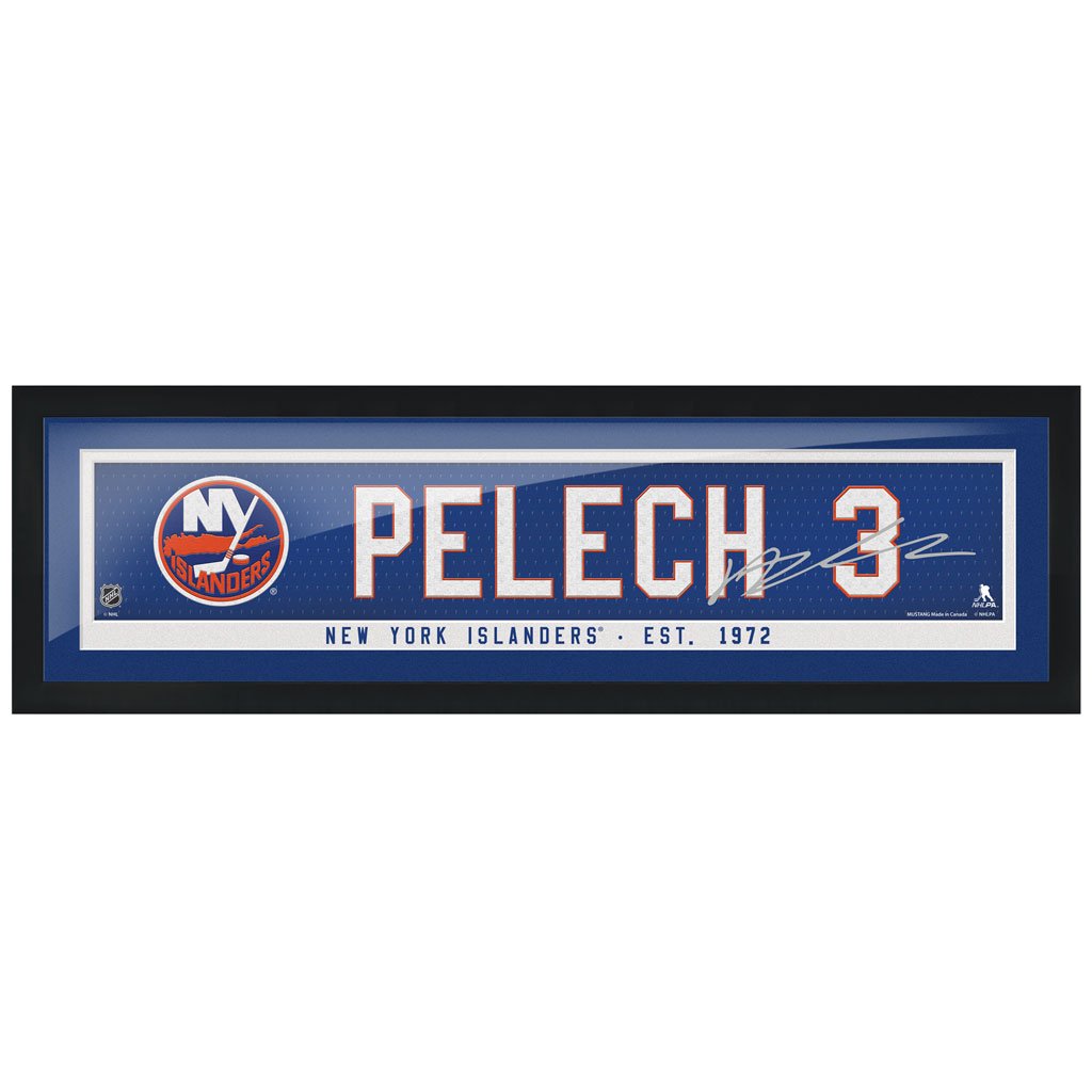 New York Islanders PA Player 6x22 Frame - Pelech