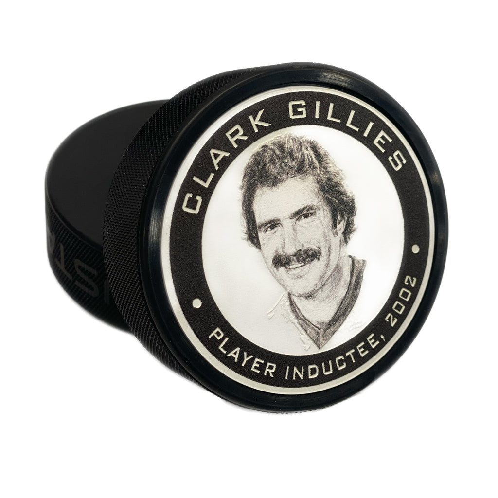 New York Islanders Clark Gillies Legends Puck