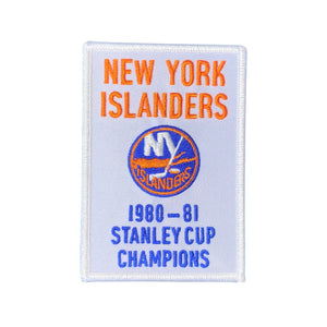 Islanders 80-81 Stanley Cup Champions Patch