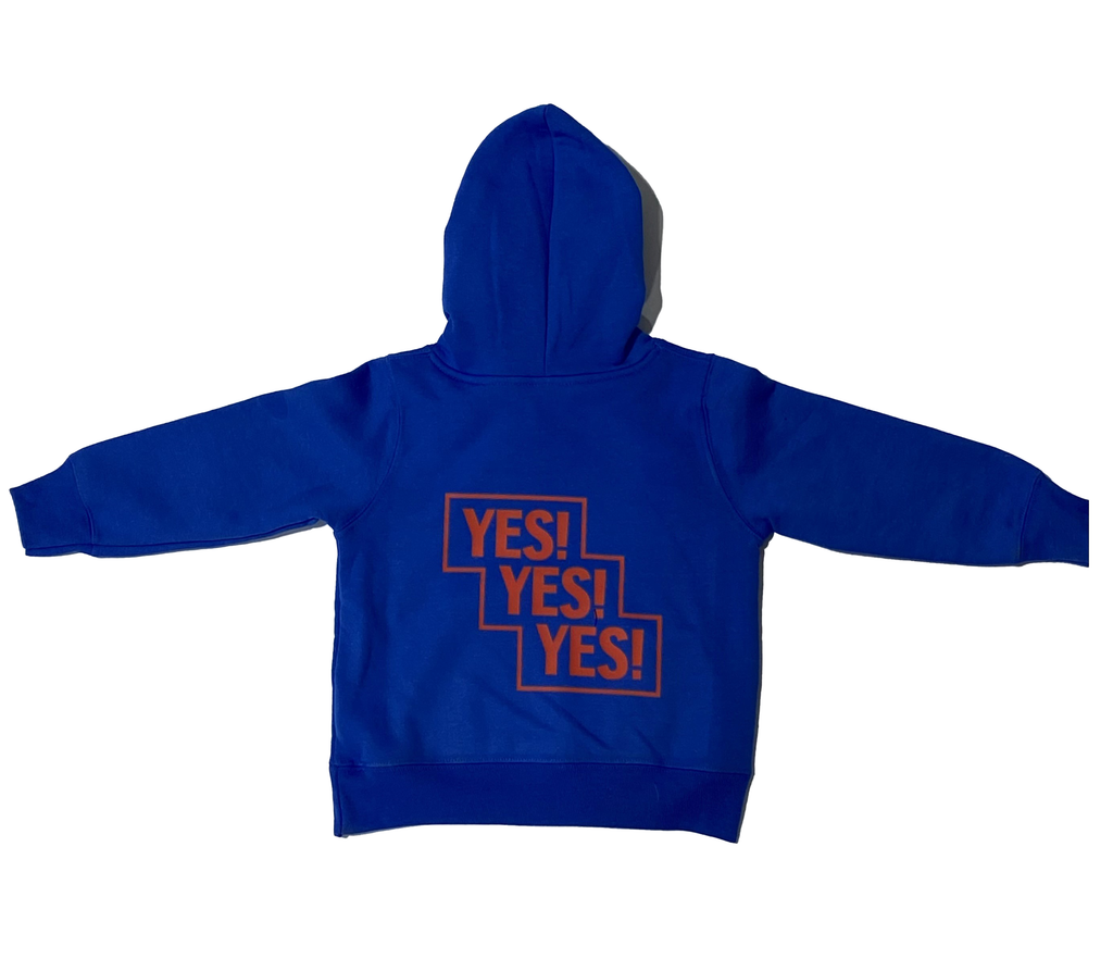 New York Islanders Youth blue primary logo hoodie