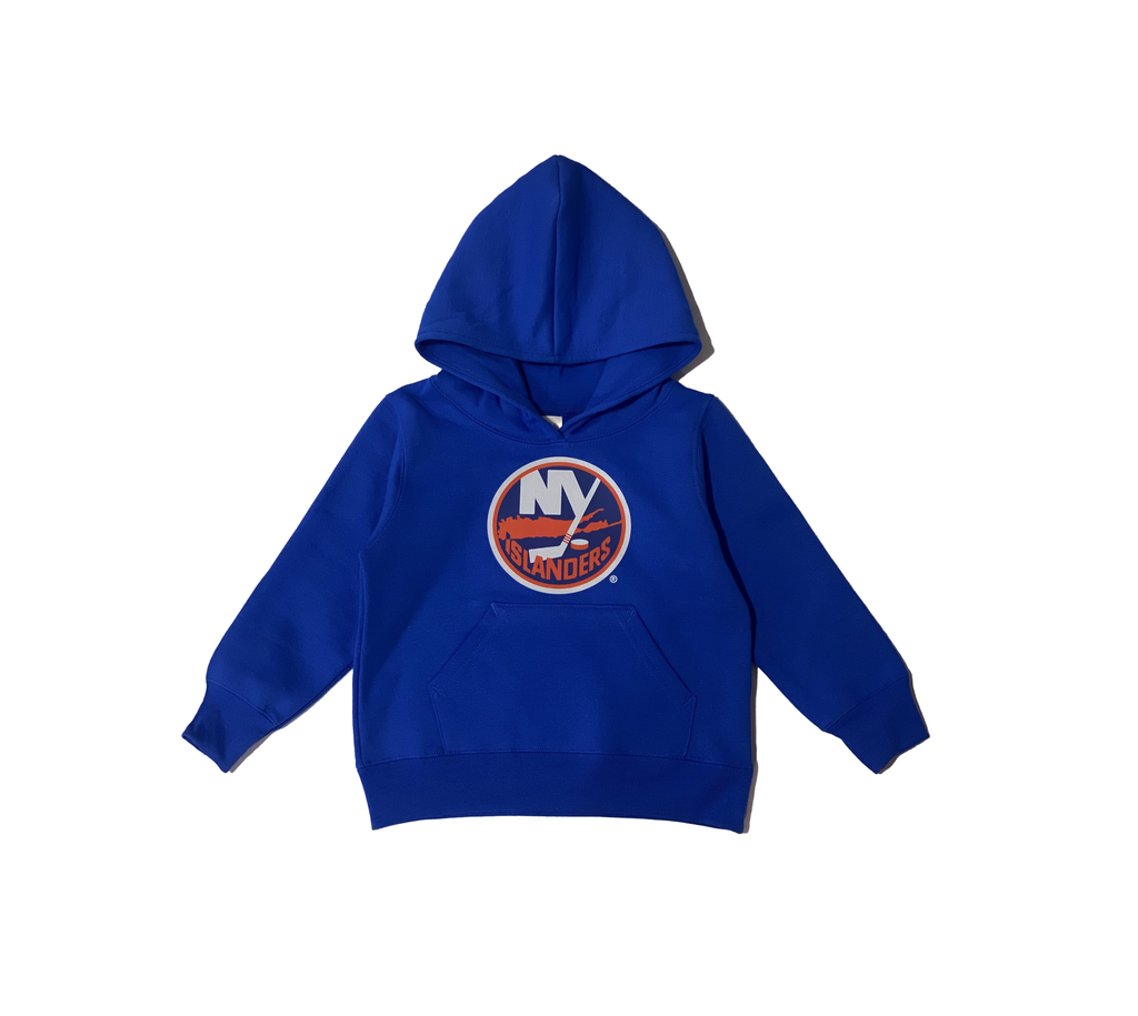 New York Islanders Youth blue primary logo hoodie
